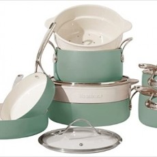 12 Piece Aluminum Enamel Cookware Set